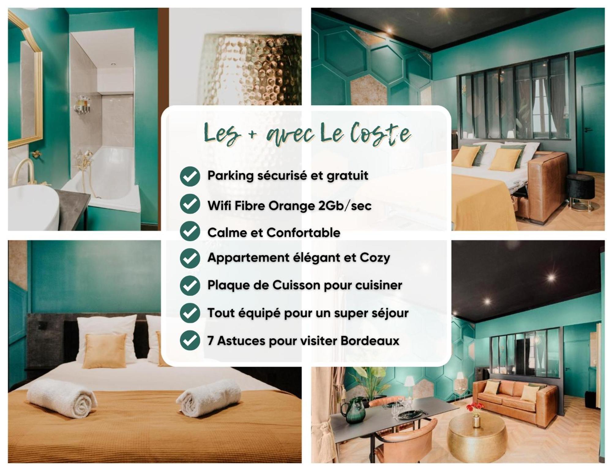 Free Parking - Self Checkin - Wifi - Netflix - City Center - Le Coste By Superבורדו מראה חיצוני תמונה